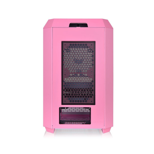 Gabinete TT The Tower 300 Mid-Tower TG x3 Fan x2 Bubble Pink