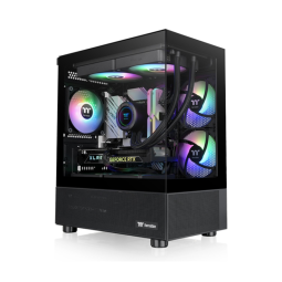 GABINETE THERMALTAKE VIEW 170 MICRO CHASSIS TG X2 FAN ARGB X3 BLACK