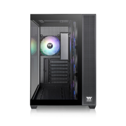 GABINETE THERMALTAKE VIEW 380 MID-TOWER TG X2 FAN ARGB X4 BLACK