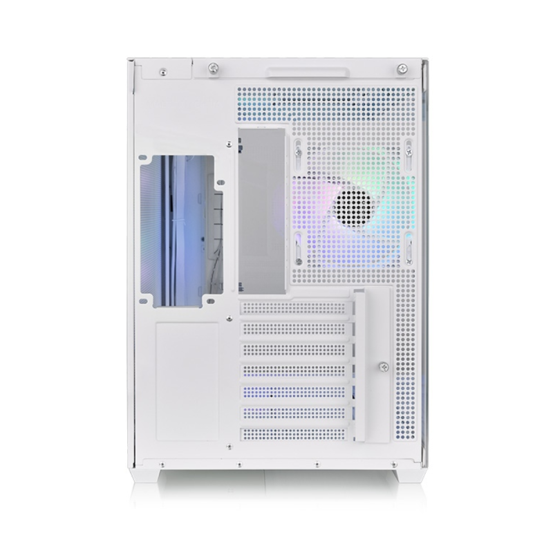 GABINETE THERMALTAKE VIEW 380 MID-TOWER TG X2 FAN ARGB X4 SNOW WHITE