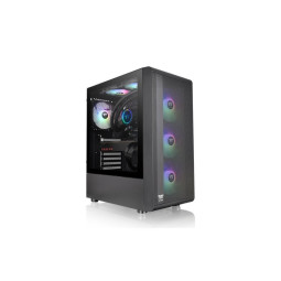 Gabinete TT S200 Mid-Tower TG Fan x3 ARGB Black