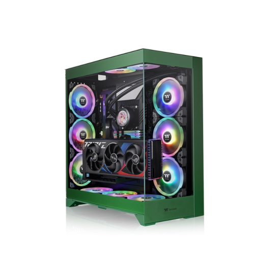 Gabinete THERMALTAKE CTE E660 MX Mid-Tower TG x2 Racing Green