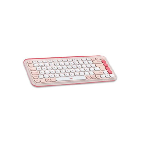 COMBO WIERELESS TECLADO Y MOUSE LOGITECH POP ICON ROSA 920-013053