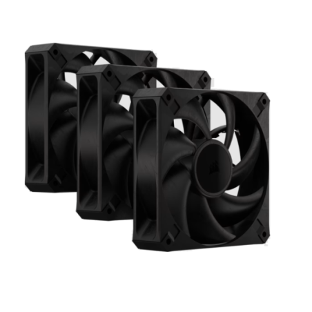 Fan Cooler Corsair RS120 MAX 120mm PWM 30mm Fan Black Pack x3