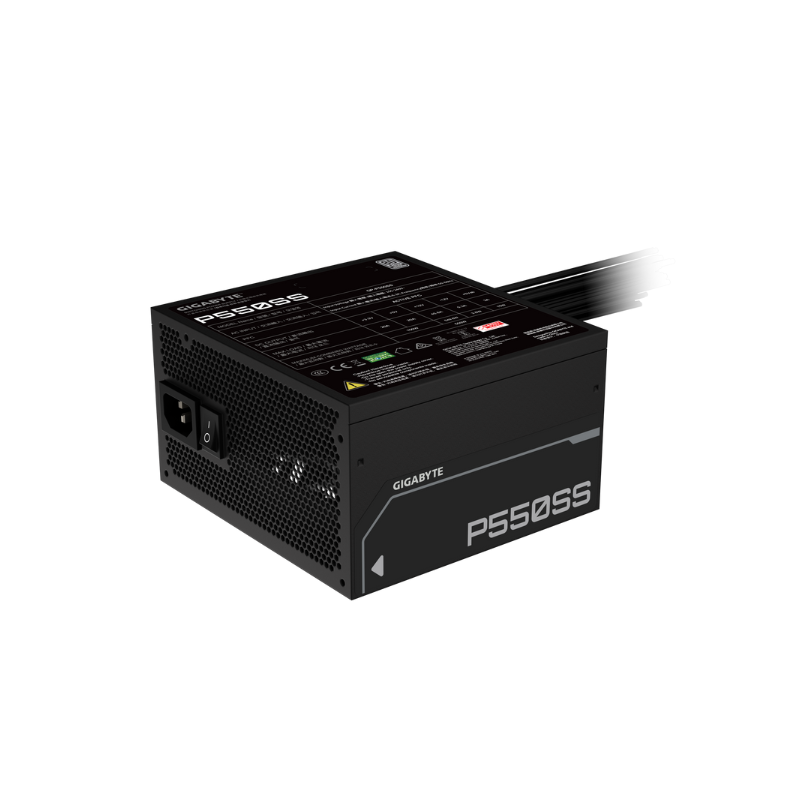 Fuente Gigabyte 550W 80 Plus Silver Black