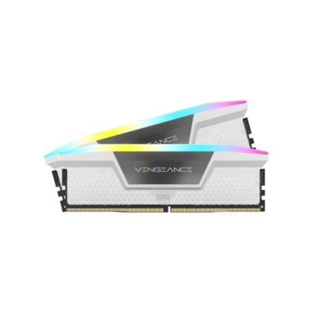 MEMORIA PC DDR5 CORSAIR 32GB (2X16GB) 5600 MHZ VENGEANCE RGB WHITE CL40