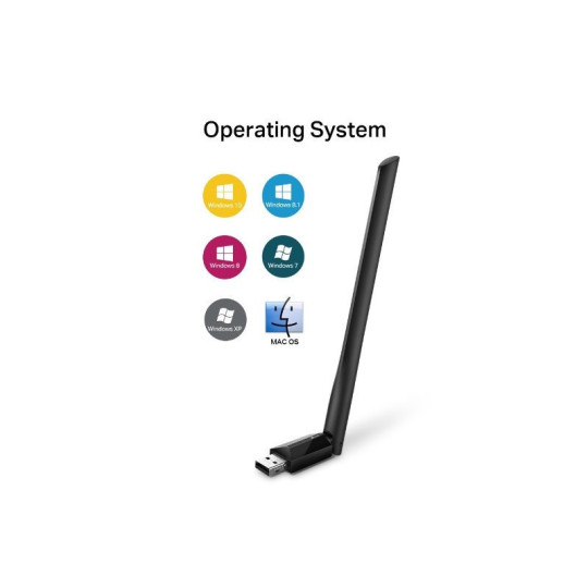 Placa de Red Wireless Usb Tp Link Archer T2u Ac600 Dual Band  High Gain