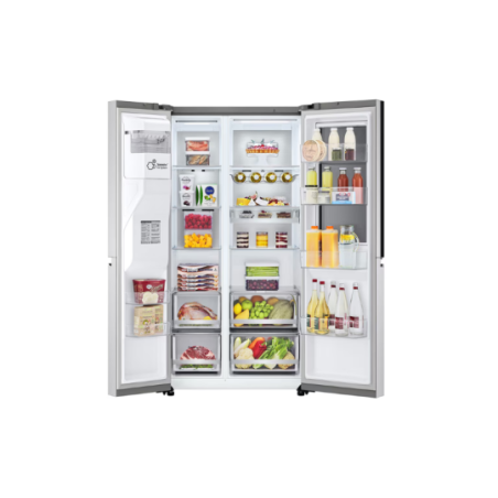 HELADERA LG GS66SXSC DOBLE PUERTA 570 LTS INSTAVIEW SMART INVERTER