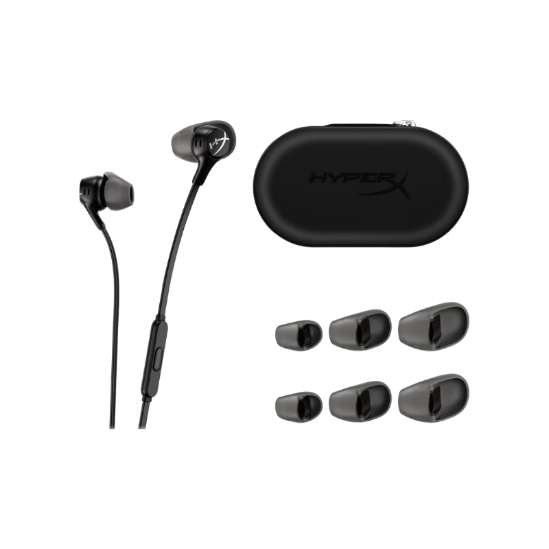 AURICULARES HYPERX CLOUD EARBUDS II BLACK