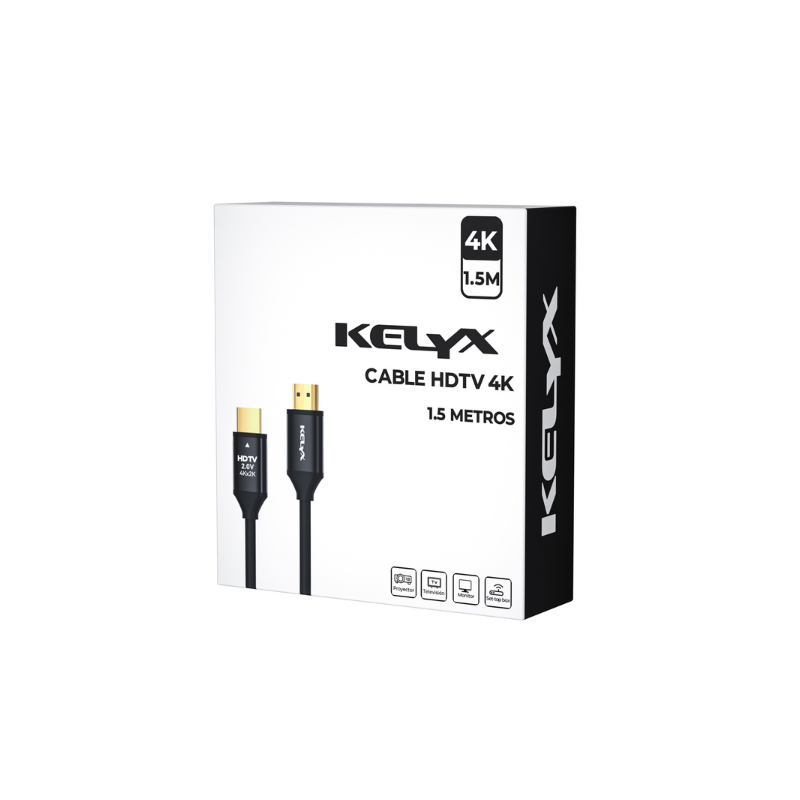 CABLE HDMI 4K - 1.5 METROS KELYX