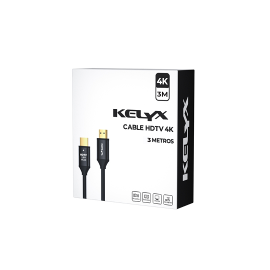 CABLE HDMI 4K - 3 METROS KELYX