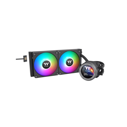 WATER COOLING THERMALTAKE TH240 V2 ULTRA EX ARGB SYNC AIO 240MM BLACK WATER BLOCK