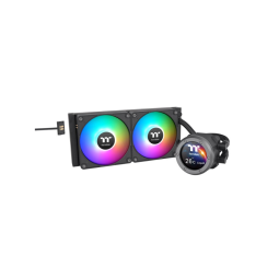 Water Cooling Thermaltake TH280 V2 Ultra Ex ARGB Sync AIO 280mm Black Water Block 2.1inch LCD