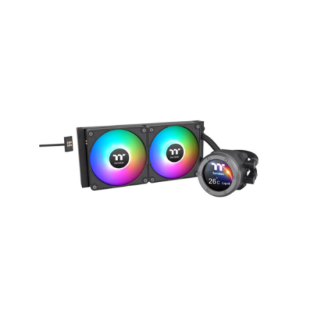 Water Cooling Thermaltake TH280 V2 Ultra Ex ARGB Sync AIO 280mm Black Water Block 2.1inch LCD