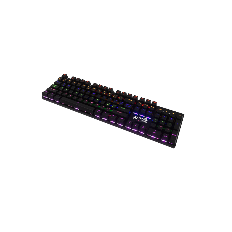 TECLADO RAPTOR FIRECLAW M104 MECANICO RETROILUMINADO SWITCH RED OUTEMU