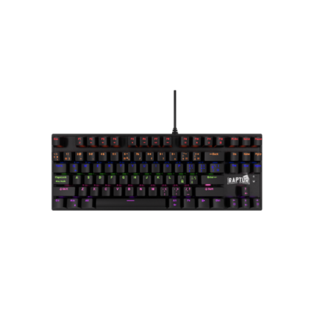 TECLADO RAPTOR FIRECLAW M87 MECANICO RETROILUMINADO SWITCH RED OUTEMU