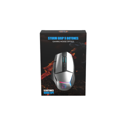 MOUSE GAMER RAPTOR STORM GRIP 9 BOTONES 8000DPI RETROILUMINADO