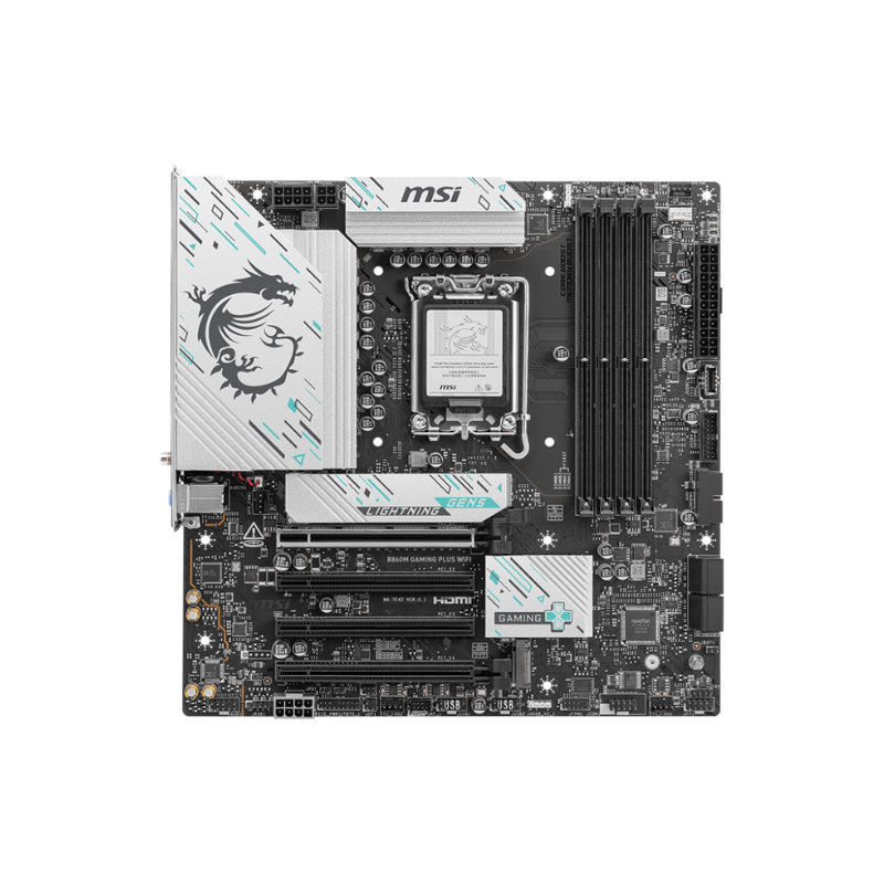MOTHERBOARD MSI B860M GAMING PLUS WIFI DDR5 1851 (SERIE ULTRA)