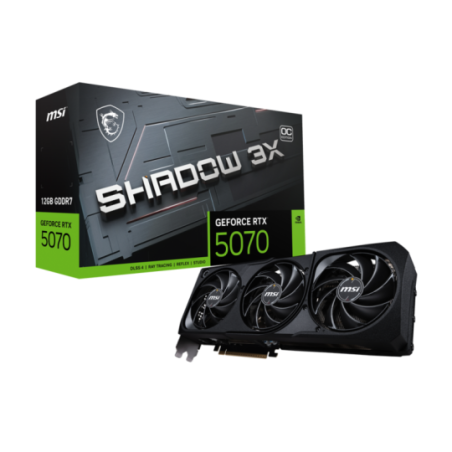 PLACA DE VIDEO NVIDIA GEFORCE RTX 5070 12GB MSI SHADOW 3X OC