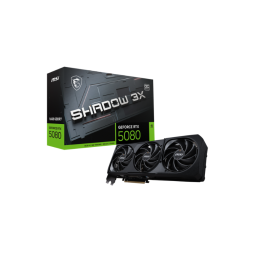 PLACA DE VIDEO VGA MSI GeForce RTX 5080 SHADOW 3X OC 16G