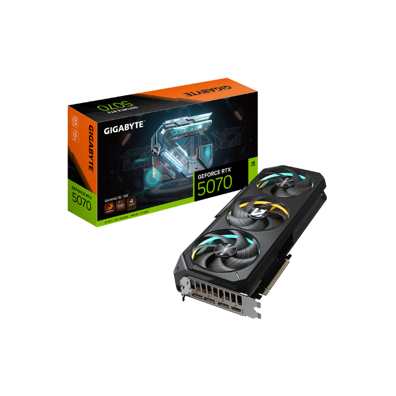 PLACA DE VIDEO VGA Gigabyte GeForce RTX 5070 GAMING OC 12G