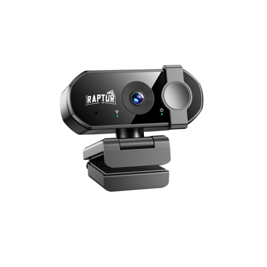 Web Cam Raptor Vision 4K c/microfono c/tapa