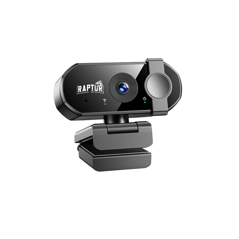 Web Cam Raptor Vision 4K c/microfono c/tapa