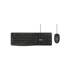 Teclado+Mouse Kelyx USB Cableado Negro