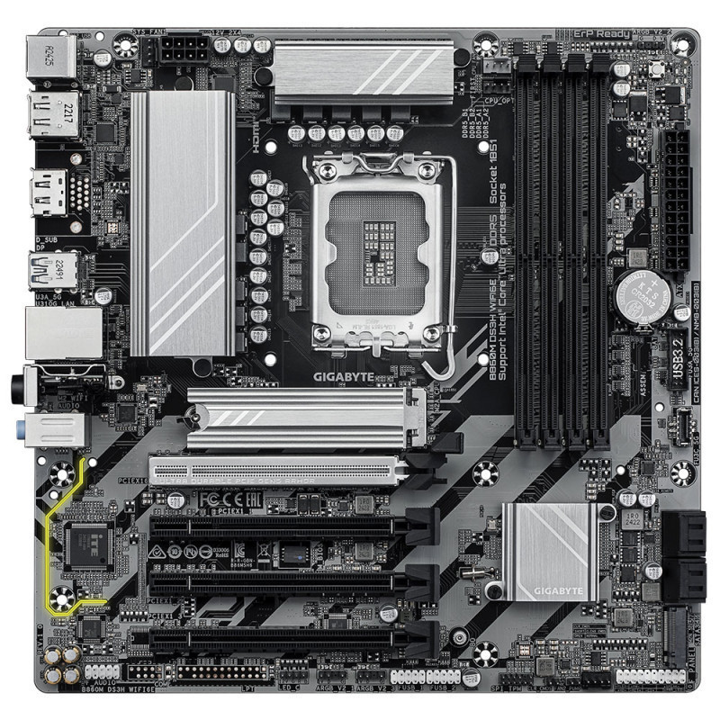 MOTHERBOARD GIGABYTE B860M DS3H WIFI6E DDR5 S1851