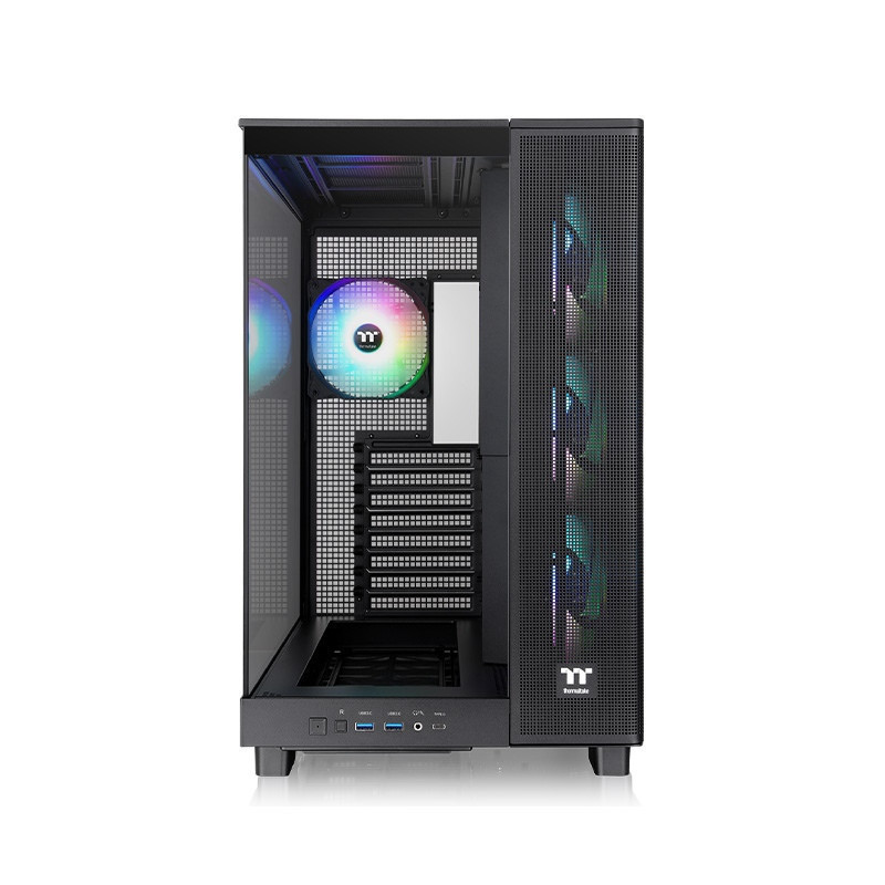 GABINETE THERMALTAKE VIEW 380 XL TG ARGB BLACK 4*FAN