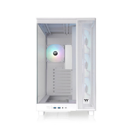 GABINETE THERMALTAKE VIEW 380 XL TG ARGB WHITE 4*FAN