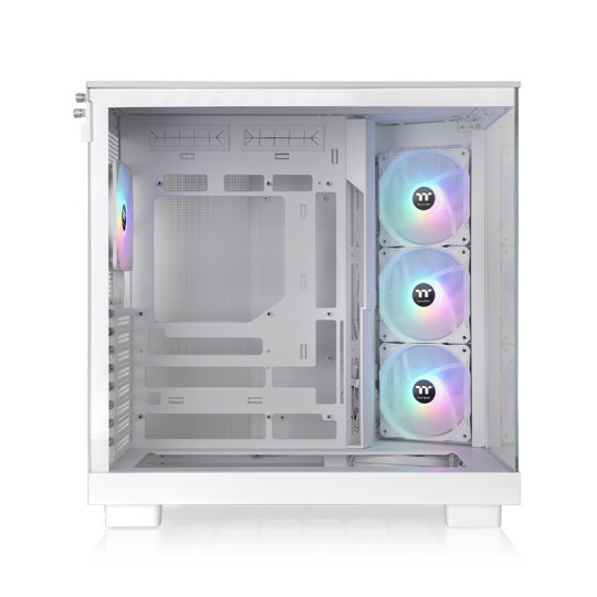 GABINETE THERMALTAKE VIEW 380 XL TG ARGB WHITE 4*FAN
