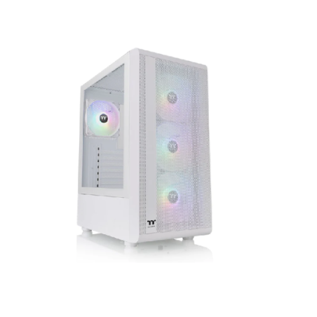 Gabinete Thermaltake S200 Mid-Tower TG Fan ARGB x4 Snow