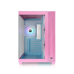 GABINETE THERMALTAKE VIEW 380 MID-TOWER TG X2 FAN ARGB X4 BUBBLE PINK