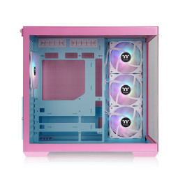 GABINETE THERMALTAKE VIEW 380 MID-TOWER TG X2 FAN ARGB X4 BUBBLE PINK