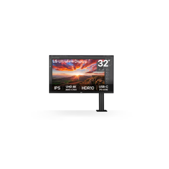 MONITOR 32" LG ERGO ULTRAFINE 32UN880K-B 4K USB-C (II)