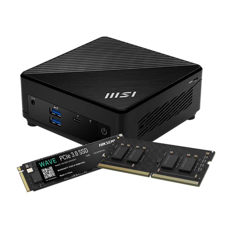 MINI PC MSI CUBI INTEL CORE I7-1255U 16G M.2 512GB FREE DOS