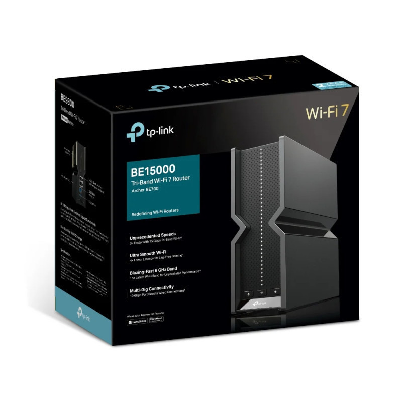 ROUTER 4P TP-LINK ARCHER BE700 WIFI7 TRIBAND BE15000