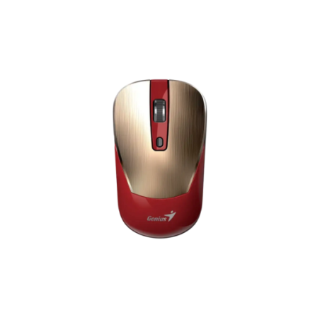 MOUSE GENIUS INALAMBRICO USB-A NX-7125 GOLD + RED