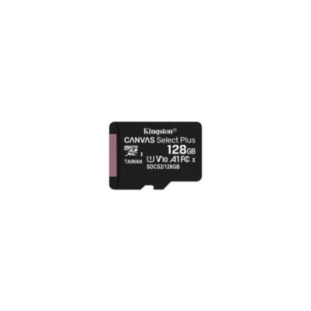 TARJETA MICRO SDXC 128GB CANVAS SELECT PLUS C/ADAPTADOR KINGSTON