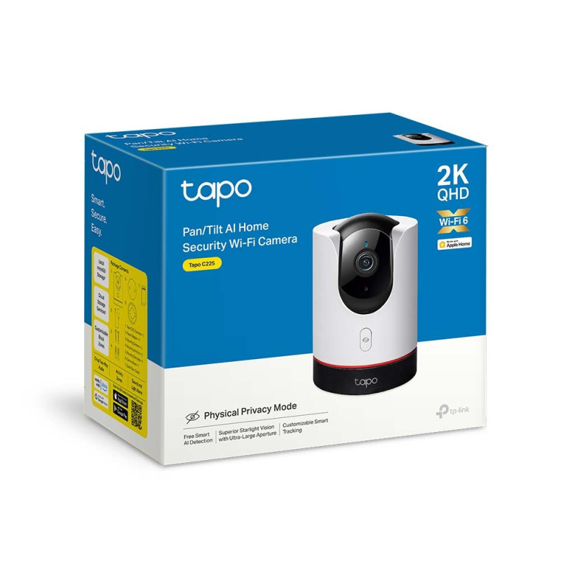 CAMARA IP MOV REMOTO DAY/NIGHT 2K IA SD WIFI TAPO C225