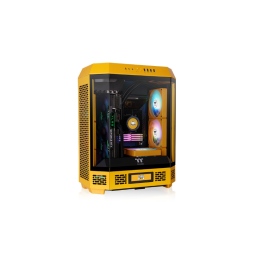Gabinete TT The Tower 600 Mid-Tower TG x3 Fan x2 Bumblebee