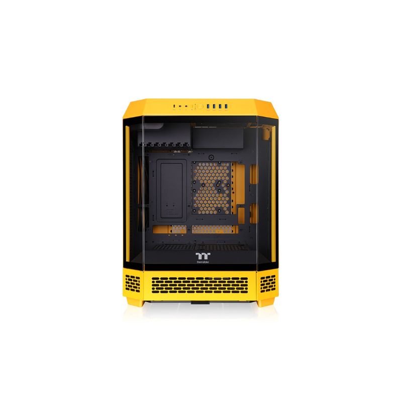 Gabinete TT The Tower 600 Mid-Tower TG x3 Fan x2 Bumblebee