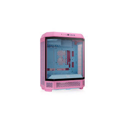 Gabinete TT The Tower 600 Mid-Tower TG x3 Fan x2 Bubble Pink