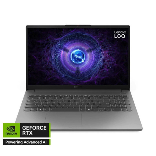 NOTEBOOK LENOVO LOQ 15IAX9E 15.6" FHD 144HZ I5-12450HX 12GB 4800MHZ DDR5 512GB NVME RTX3050 4GB GDDR6 W11H