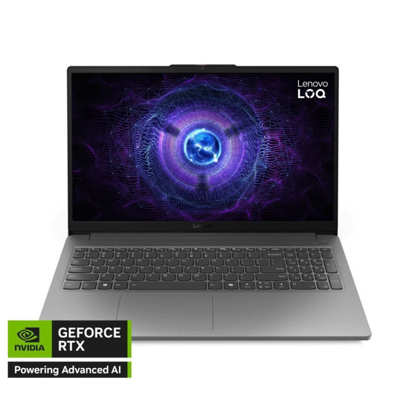 NOTEBOOK LENOVO LOQ 15IAX9E 15.6" FHD 144HZ I5-12450HX 12GB 4800MHZ DDR5 512GB NVME RTX3050 4GB GDDR6 W11H