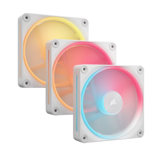 COOLER  FAN CORSAIR ICUE LINK LX120-R RGB 120MM WHITE PACK X3