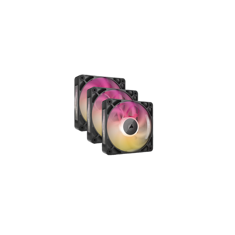 COOLER  FAN CORSAIR ICUE LINK RX120 MAX RGB 120MM BLACK PACK X3