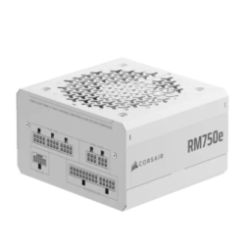 FUENTE CORSAIR RM750E 2025 750W CYBERNETICS PLATINUM FULL MODULAR PCIE 5.1 WHITE