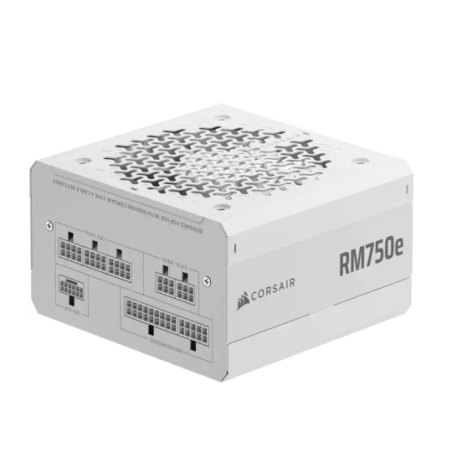 FUENTE CORSAIR RM750E 2025 750W CYBERNETICS PLATINUM FULL MODULAR PCIE 5.1 WHITE